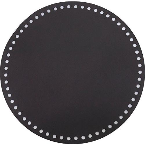 ハマナカ バッグ用 レザー底 丸型 大 直径20cm こげ茶 H204-616