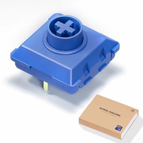 Kailh カスタマイズ ロープロファイルキースイッチ青色（20個入り） レバーレスコントローラー薄...