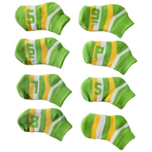 MEGA メガ ソックス型 アイアンカバー グリーン 8個入り MG-IC25