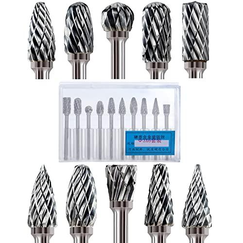 Wolfride 超硬タングステンでゴリゴリ削れる リュータービット タングステンバー 3mm軸 刃...