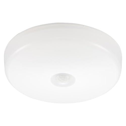 オーム電機 シーリングライト LED 小型 人感センサー 60形 820ルーメン 昼光色 ミニシーリ...