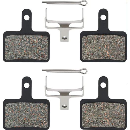 YIBOOOM 自転車 ディスクブレーキパッド スプリングとピン付き 自転車パーツ 騒音低減 耐久 ...