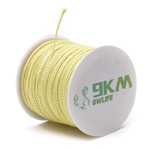 9KM DWLIFE ケブラーコード 100%ケブラー繊維 ブレード 耐荷重45kg~910kg 編み構造 高強度 軽量 低伸度 UVカット ア｜SOLVERTEX