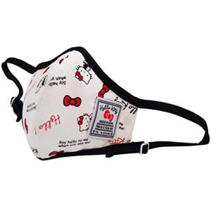 HELLO KITTY ハローキティ 立体布マスク スタンダードロゴ柄 小さめ コンビ