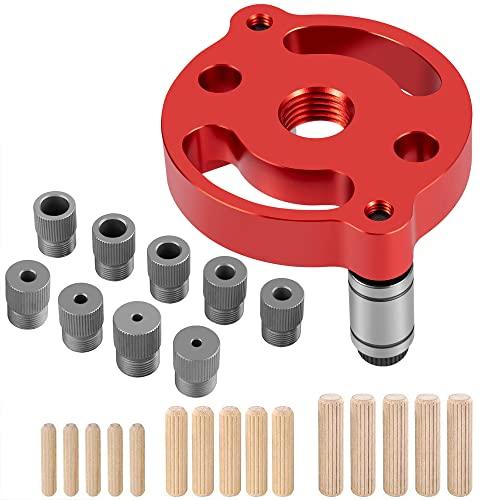 ドリルガイド ドリルスタンド 垂直 穴あけ 2/3/4/5/6/7/8/9/10mmスリーブ付き ダ...