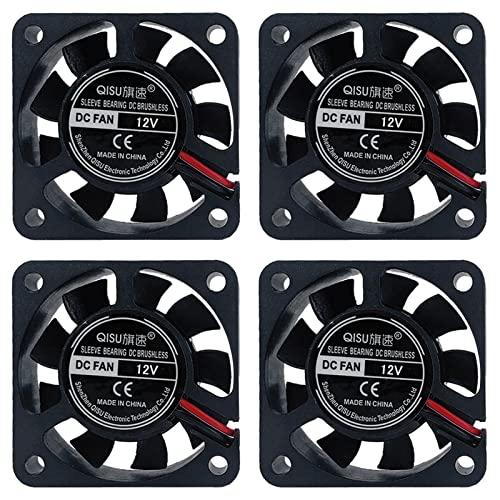 PENGLIN 4PCS 冷却ファン 4010 12V スリーブベアリング ファン 3Dプリンタファ...