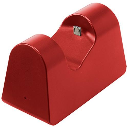 CYBER ・ コンパクト充電スタンド  PS4 用 レッド