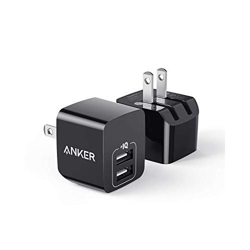 2個セットAnker PowerPort mini（USB充電器 12W 2ポート）PSE技術基準適...