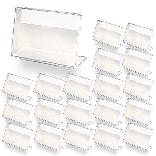 Nash ポップ スタンド L型 卓上 アクリル 名刺 カード 立て 値札 pop 展示用 0.33