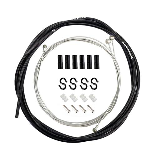 Renjzle ブレーキケーブルセット ブレーキワイヤー 自転車ブレーキ ステンレス製 耐久性 リペ...