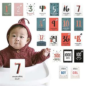 shttown マンスリーカード 月齢カード ベビーフォト 赤ちゃん ベビー 寝相アート 成長 記録 記念日 お祝い
