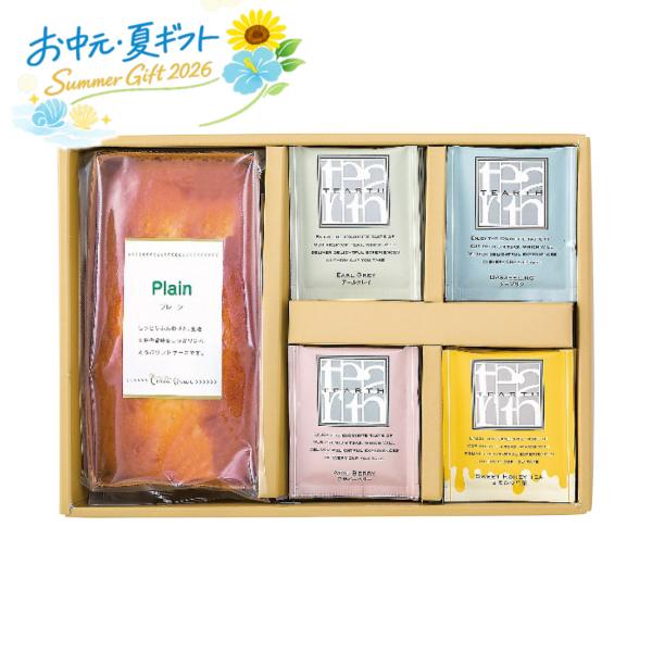 夏ギフト TEARTH パウンドケーキ＆紅茶ギフト 洋菓子・和菓子 (#4880-064)