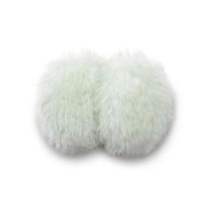 メテックス イヤーラックス フェイクファー ラメ ホワイト TYEFFL-WH-04 約8×6.5cm｜soma-net