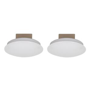 スワン電器 薄型LEDミニシーリングライト 昼白色相当 2個セット 日本製 YCE-550｜soma-net