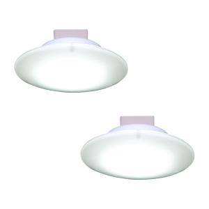 スワン電器 薄型LEDミニシーリングライト（1000ルーメン） 昼光色相当 2個セット YCE-560 日本製｜soma-net
