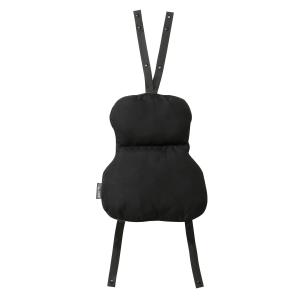 りゅっくしょん フランスベッド クッション 黒(ブラック) リュックを軽く南山大学コラボ商品 肩への負担を軽減します 360023000｜soma-net