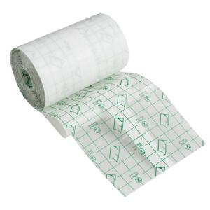 HFEEL 防水フィルムロールタイプ 透明絆創膏 粘着性 創傷用粘着 プラスターストレッチ固定テープ マルチフィックス (10cmX10m)｜soma-net