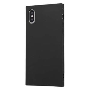 イングレム iPhone XS iPhone X 耐衝撃ソフトケース KAKU ブラック｜soma-net