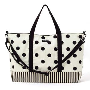 COLORFUL CANDY STYLE decor PolkaDot マチ付きレッスンバッグ polka dot large(twill・white｜soma-net