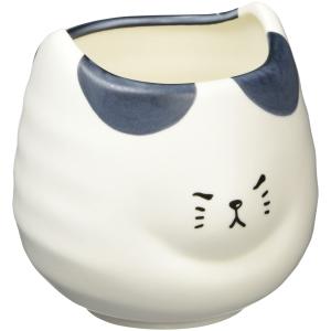 サンアート ふてぶてしい猫の 湯のみ 300ml ぶちねこ SAN3154-3｜soma-net