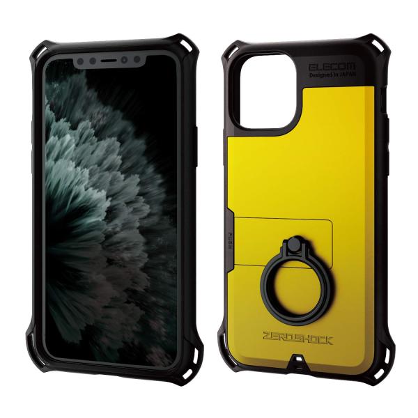 エレコム iPhone 11 Pro ケース ZEROSHOCK 衝撃吸収 [落下時の衝撃から本体を...