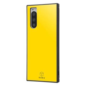 イングレム Xperia 5 ケース 耐衝撃 カバー KAKU イエロー｜soma-net
