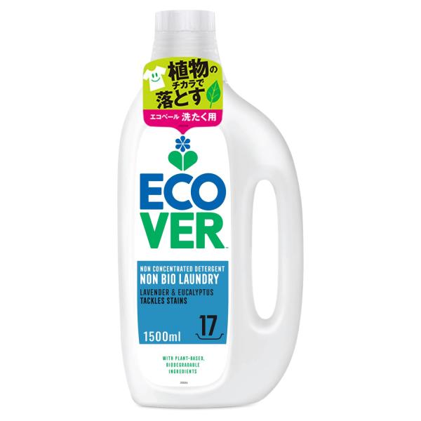 ECOVER(エコベール) エコベール 洗濯洗剤 本体 ラベンダー&amp;ユーカリの香り 1500ml 液...