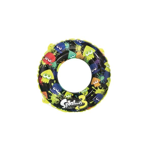 スプラトゥーン３ うきわ 70cm SPT-1053-YEL プール Splatoon3 浮き輪