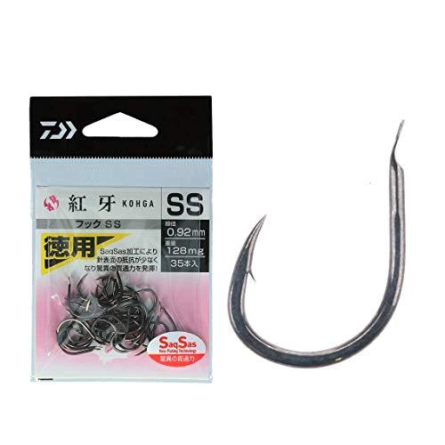 ダイワ(DAIWA) 紅牙フックSS(サクサス)徳用 グレ9号 SS Φ0.92mm 128mg 3...