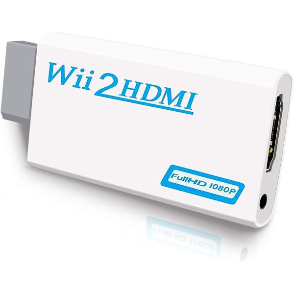 Runbod Wii HDMI変換アダプター Wii to HDMI 変換コンバーター 1080p ...
