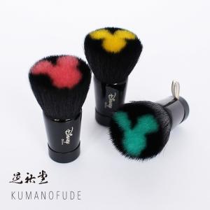 熊野筆 晃祐堂 パウダー&チークブラシ フェイスブラシ ファンデーションブラシ シルエットブラシ ミッキーマウス ディズニー メイクブラシ