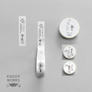 クノープワークス KNOOPWORKS マスキングテープ アリガトウ