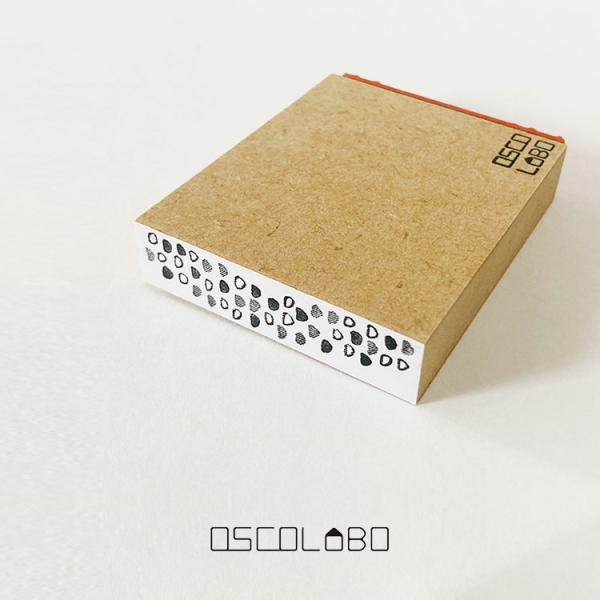 オスコラボ OSCOLABO ドウブツ×モヨウ 龍の鱗 D-D002 カード スタンプ はんこ かわ...