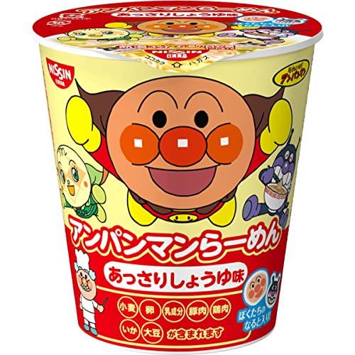 日清食品 アンパンマンらーめん あっさりしょうゆ味 カップ麺 33g*15個