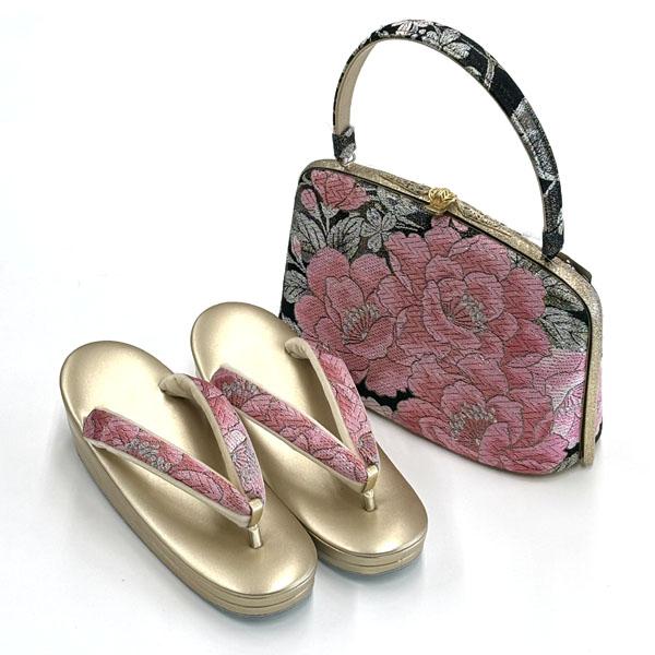 草履バッグセット 振袖向き Lサイズ 24cm〜 ZB2064