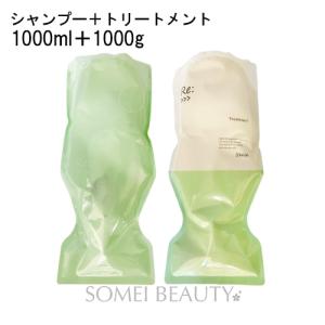 アジュバン リ：シャンプー 1000ml + リ：トリートメント 1000g セット Re： 詰め替え｜someibeautysupply