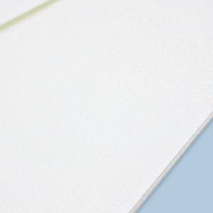 半幅帯 白色 正絹 ラメ糸 無地 ホワイト 仕...の詳細画像2