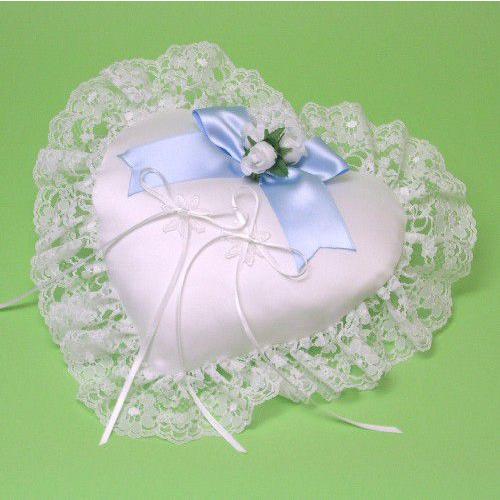 リングピロー完成品　（ハート）　刺繍なし　サイズ大きめ