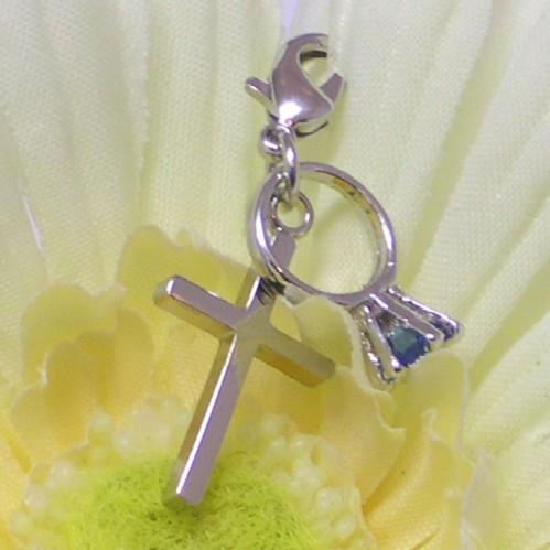 アクセサリー ペンダントヘッド クロスベビーリング