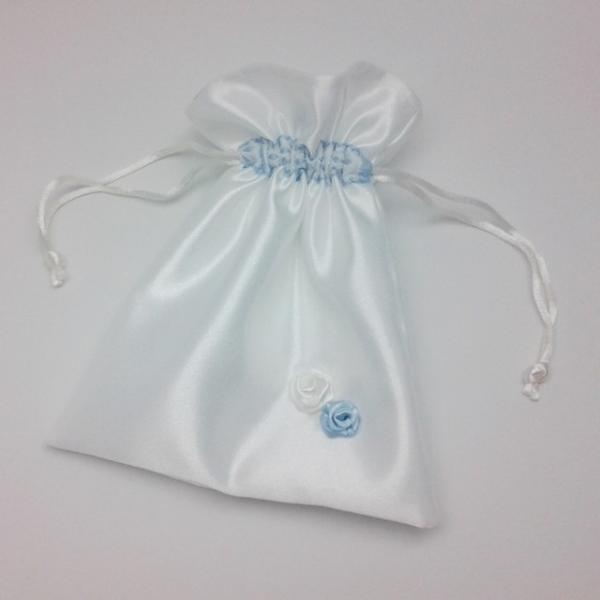 ウェディングポーチ 巾着袋 サテンポーチ ミニサイズ