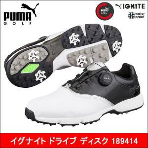 即納 大特価 PUMA プーマ イグナイト ドライブ ディスク 189414 ゴルフシューズ 日本正規品