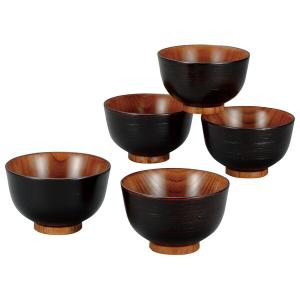さび漆 はけ目 京型汁椀揃(16993) / 結婚 出産 内祝い お祝い 出産内祝い お返し 引っ越し 快気祝い 就職 退職 贈答品 gws 送料無料