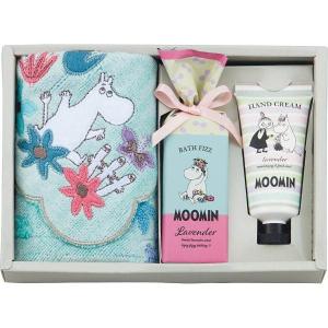 ムーミン バスフィズ・ハンドクリーム＆タオルセット (MM-3） 内祝い 出産内祝い お返し 結婚内祝い 結婚祝い ギフト プレゼント