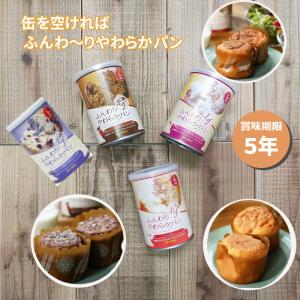 非常食 保存食 非常食パン 防災食 パン 缶詰め ふんわりやわらかパン シュガー おいも チョコ ブルーベリー ５年 ５年保存 防災 防災食品 防災グッズ 防災用品