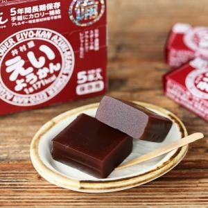 井村屋 えいようかん 5本入 防災グッズ 防災用品 非常食 保存食 長期保存 備蓄 賞味期限 5年 羊羹 ようかん 5年保存 井村屋 あずきバー アウトドア キャンプ