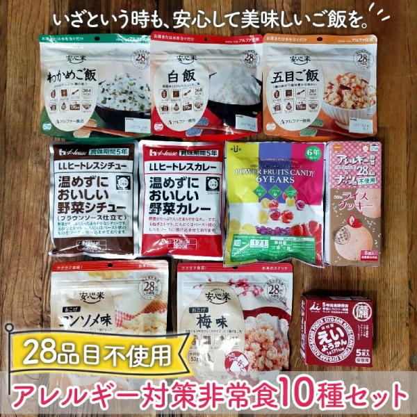 非常食セット 非常食 保存食セット 保存食 防災食 防災食セット アレルギー 対策  ２８品目 不使...