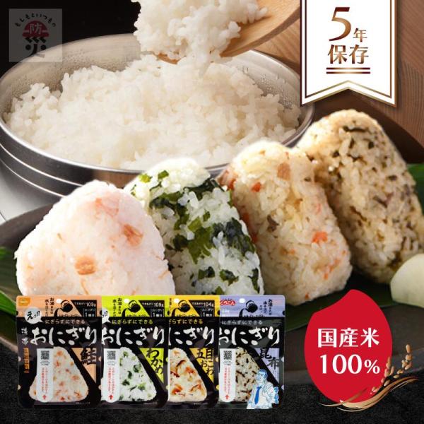 非常食 おにぎり 非常食セット 保存食 防災食 アルファ米 尾西食品 尾西 防災 防災食セット 長期...