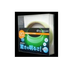 高輝度蓄光テープAF2001　20mm×1m巻α-FLASH009（アルファ　フラッシュ）テープ 蓄...