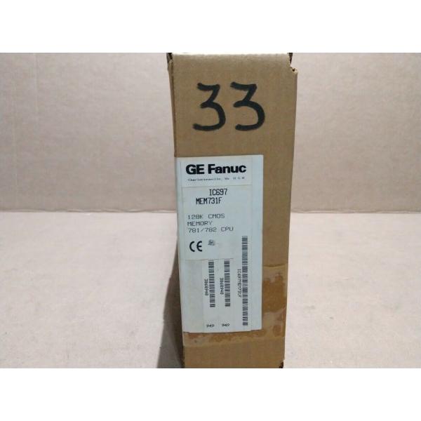 GE FANUC IC697MEM731F 128K CMOSメモリ781/782 CPU GE G...