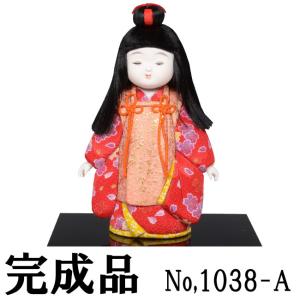 木目込み童人形 No.1031-A 【おぼこ娘・赤】 完成品 贈り物 ギフトに